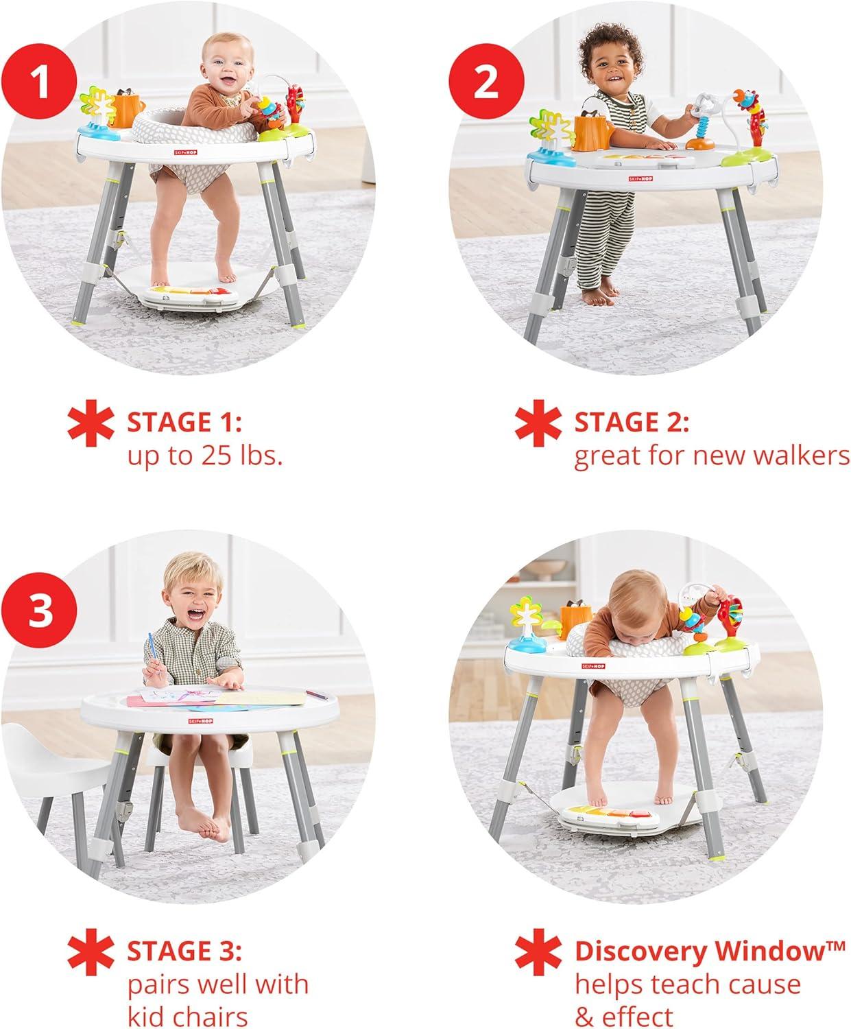 imageSkip Hop Baby Activity Center Interactive Play Center with 3Stage GrowwithMe Functionality 4mo Explore ampamp MoreExplore  More