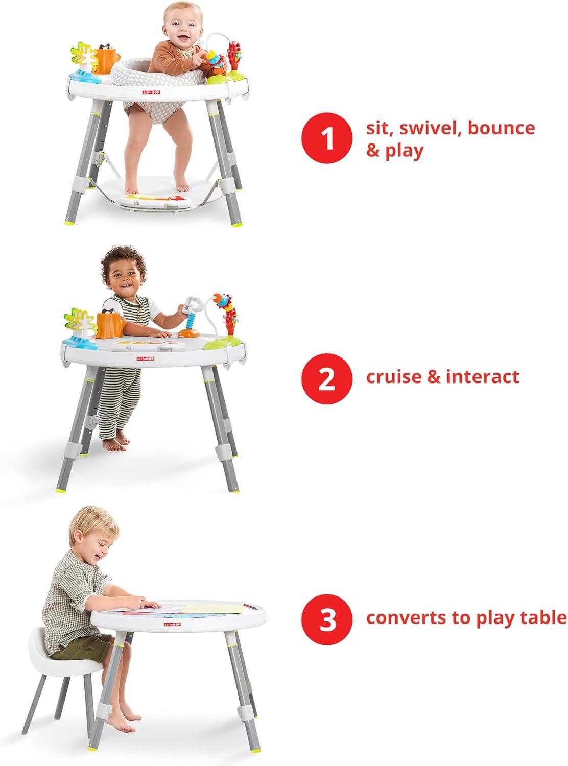 imageSkip Hop Baby Activity Center Interactive Play Center with 3Stage GrowwithMe Functionality 4mo Explore ampamp MoreExplore  More
