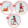 imageSkip Hop 3in1 Baby Activity Push Walker to Toddler Scooter Zoo UnicornFox