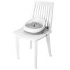 imageSkip Hop Booster Seat for Dining Table Sleek Seat Booster GreyWhiteBooster