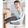 imageSkip Hop Booster Seat for Dining Table Sleek Seat Booster GreyWhiteBooster