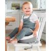 imageSkip Hop Booster Seat for Dining Table Sleek Seat Booster GreyWhiteBooster