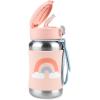 imageSkip Hop Toddler Sippy Cup with Straw Sparks Stainless Steel Straw Bottle Ice CreamRainbow
