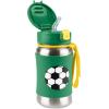 imageSkip Hop Toddler Sippy Cup with Straw Sparks Stainless Steel Straw Bottle Ice CreamSoccer