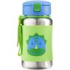 imageSkip Hop Toddler Sippy Cup with Straw Zoo Stainless Steel Straw Bottle ButterflyDino