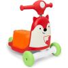 imageSkip Hop 3in1 Baby Activity Push Walker to Toddler Scooter Zoo UnicornFox