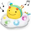 imageSkip Hop Baby FollowMe Bee Tummy Time Crawl Toy 3Stage Infant Sensory Development with Lights Sounds and Music Explore ampamp More Age 5mCrawl Bee