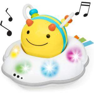 imageSkip Hop Baby FollowMe Bee Tummy Time Crawl Toy 3Stage Infant Sensory Development with Lights Sounds and Music Explore ampamp More Age 5mCrawl Bee