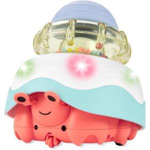 imageSkip Hop Baby FollowMe Bee Tummy Time Crawl Toy 3Stage Infant Sensory Development with Lights Sounds and Music Explore ampamp More Age 5mCrawl Crab