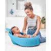 imageSkip Hop Baby Bath Tub 4in1 Grow with Baby Infant to Toddler Bathtub with Supportive Sling and SitUp Support Wave Age 0mBlue Tub