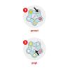 imageSkip Hop Baby Sensory Toy with Rattle Beads and Textured Teether Silver Lining Cloud Pop Star Baby Fidget Toy Age 9m