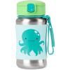 imageSkip Hop Toddler Sippy Cup with Straw Zoo Stainless Steel Straw Bottle OctopusOctopus